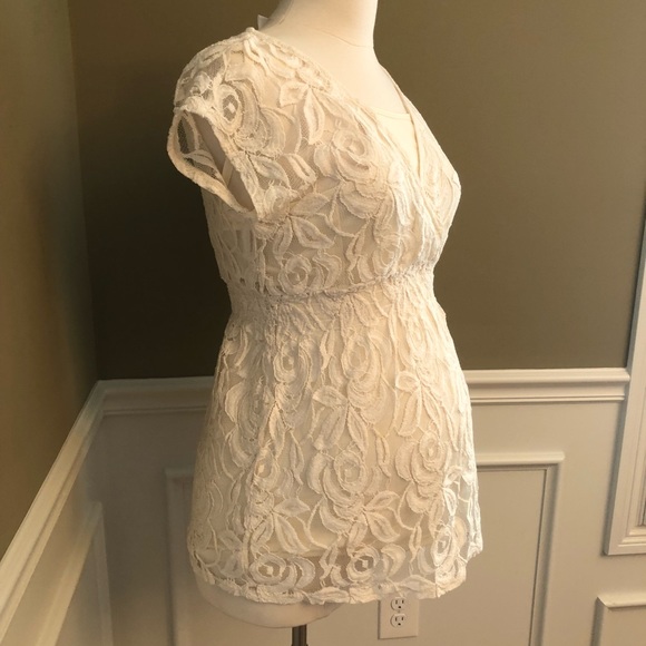 Motherhood Maternity Lace Top - Picture 2 of 3